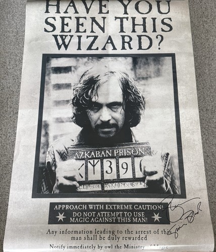 Gary oldman signed harry - oldman,