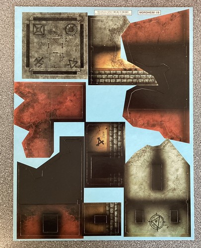 Mordheim cardboard terrain - cardboard,