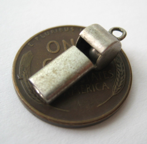 Vintage sterling tiny - sterling, whistle