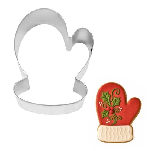 Mitten christmas cookie - 5'',