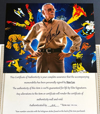 Stan Lee Signed 8x10 Photo