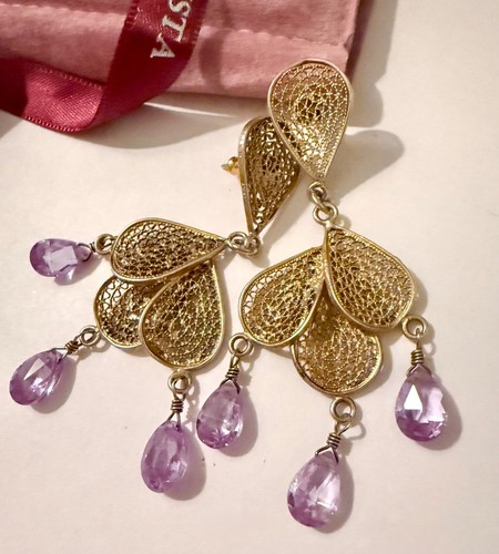 Yvone christa amethyst - yvone, 18k