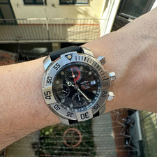 Sector Golden Eagle Men's Watch No Limits Titanium 42Mm Chrono 7750 1000M