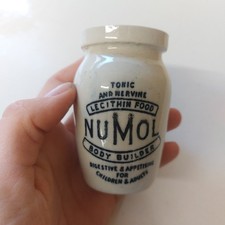 Antique Numol Collectable Food Preserve Pot Stoneware Crock Pot Jar