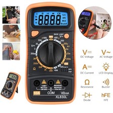 Digital Multimeter LCD AC DC Voltmeter Ammeter Ohmmeter Volt Tester Meter SALE