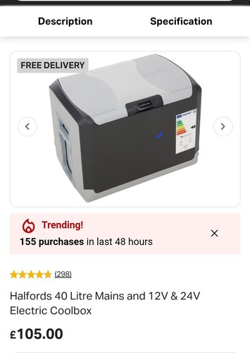 12v and 240v halfords 40lt - 12v,