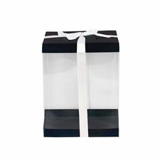 Extra Large Clear PVC Box - Tall Hat Display Rose Bear Cake Boxes