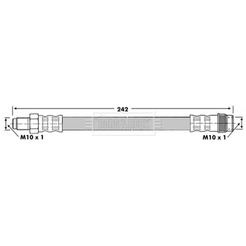 Brake hose for renault - brake,