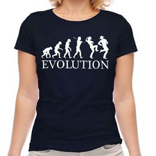 LINE DANCER EVOLUTION LADIES T-SHIRT TEE TOP GIFT DANCING SHOES