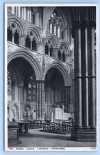 Postcard Lincoln Cathedral The