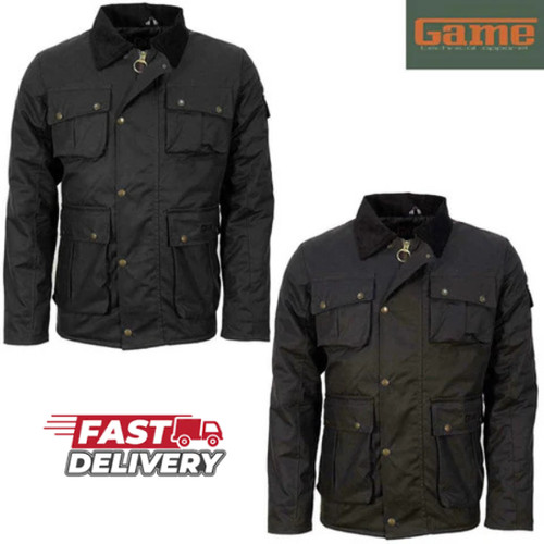 Mens wax jacket - mens, game