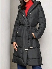 New Ladies Black Belted Shower