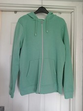 Womens Primark Green Zip Up Hoodie Size Medium