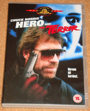 HERO AND THE TERROR - Chuck Norris - rare UK DVD movie