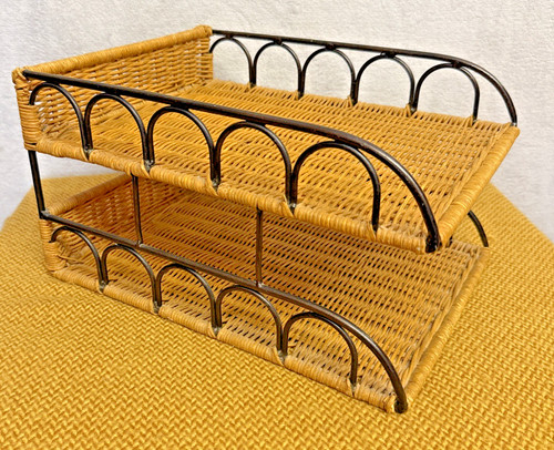 Vintage wicker black - &,