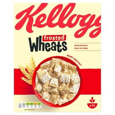 Kellogg's Frosted Wheats Breakfast Cereal Box, 500g