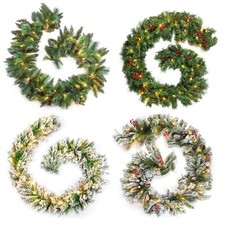9FT Christmas Garland Wreath