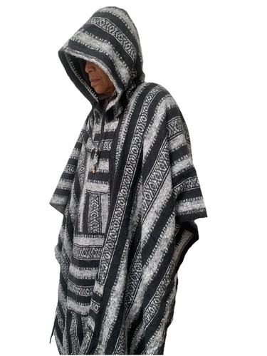 Unisex hooded poncho cape 100 - hooded,