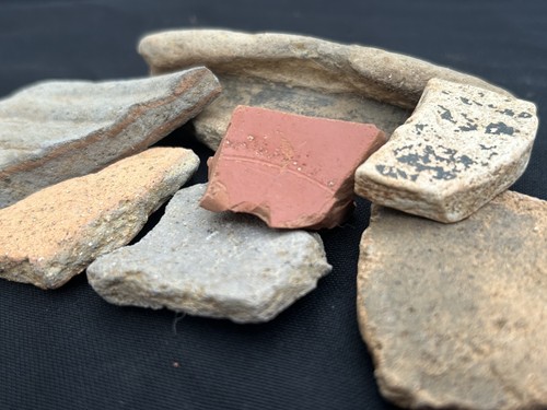 Roman pottery fragments - roman,