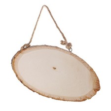 Natural Wooden Trunk Oval