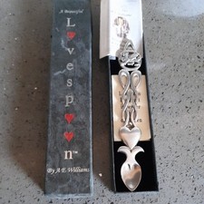 A.E. WILLIAMS Pewter Love Spoon Welsh Dragon (Preowned)