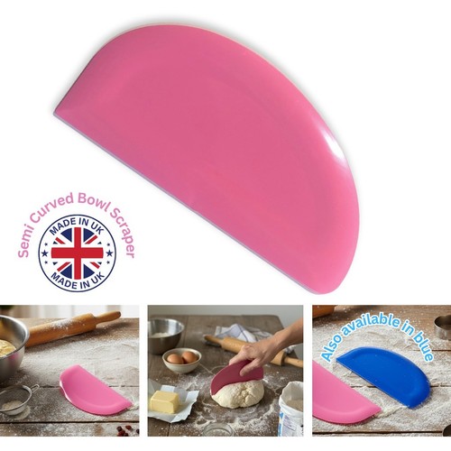 Pink semi curved flexible - curved, bowl