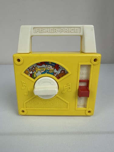 Vtg fisher price wind music - price, wind-up
