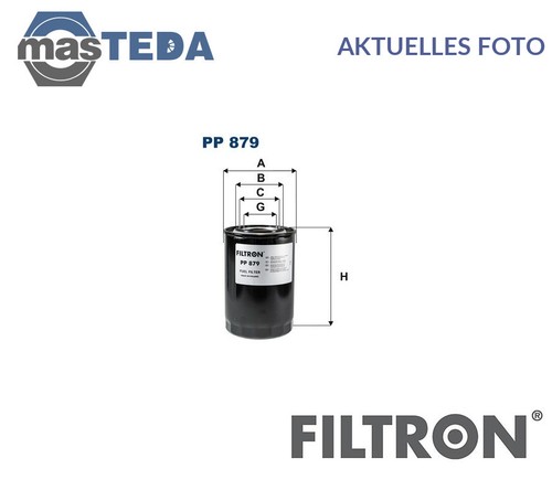 879 fuel filter filtron for - pp,