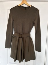 Zara Khaki Green Long Sleeve