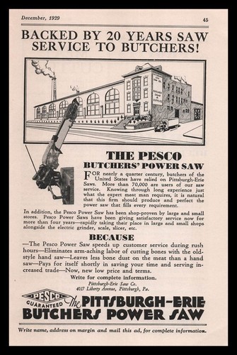 1929 pittsburgh erie - 1929, saw