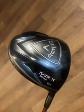 CALLAWAY RAZR X BLACK DRIVER 9.5* REG FUJIKURA MOTORE F8 60G SHAFT RH