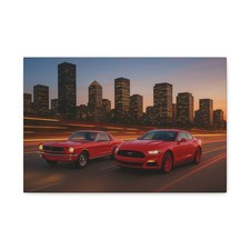 Canvas Print, Ford Mustang