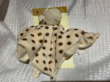 Elli and Raff comfoter  giraffe rattle Comfort Plush Blanket new b&m