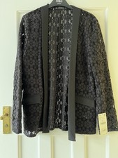 ZARA Black Lace Jacket Size S