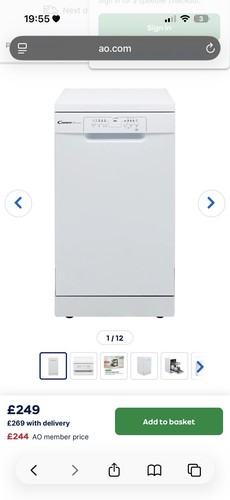 Candy cdph2l1049w slimline - candy,