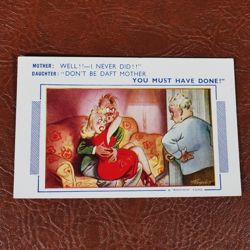 Postcard comic bamforth - postcard,, comic,