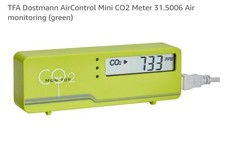 TFA Dostmann AirControl Mini CO2 Meter 31.5006 Air monitoring (green) RRP £90