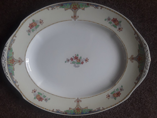 Grindley large oval platter - wh,