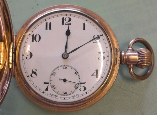Full hunter gold plated zenith - gold,