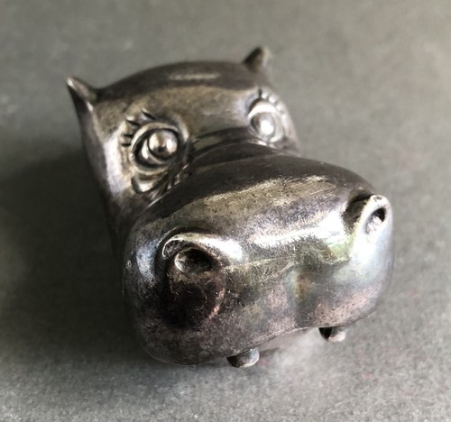 Vintage reed barton hippo - vintage, &