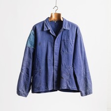 Vintage 70s Distressed Workwear Chore Jacket - Size Medium