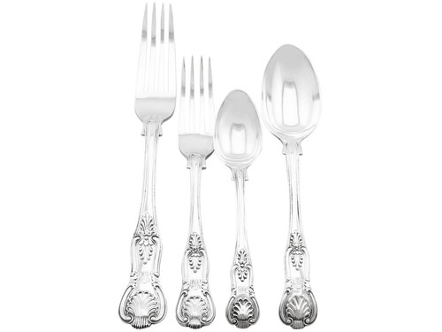 Sterling silver canteen - sterling, of