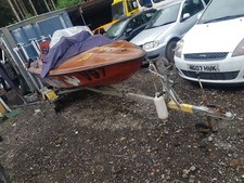 FONDA SPEEDBOAT CONCEPT V6 ESSEX ENGINE POWERED SNIPE TRAILER BREAKING FLETCHER