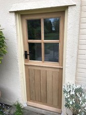 Exterior Front Door External Stable Door Solid Oak Hardwood Cottage Georgian