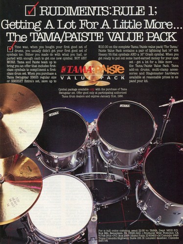 1986 print tama - print, ad