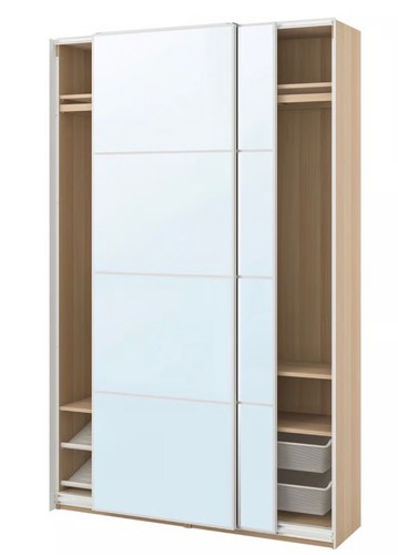 Two ikea pax - two, mirrored