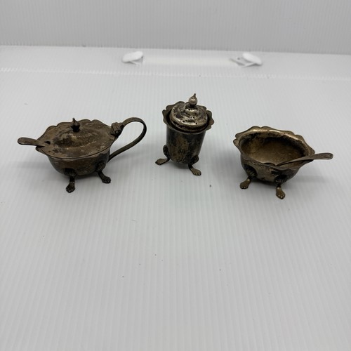 Antique miniature silver plate - antique,