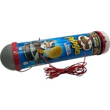 Pringles Novelty Promotional Light Up Colour Changing Speaker Attached Vtg Works