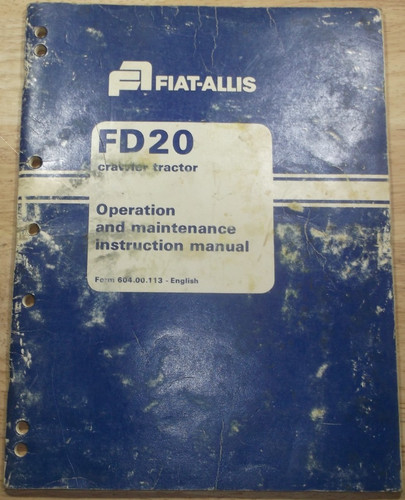 Fiat allis fd20 crawler - fiat-allis,