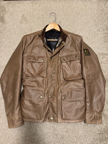 Belstaff waxed brown - belstaff,